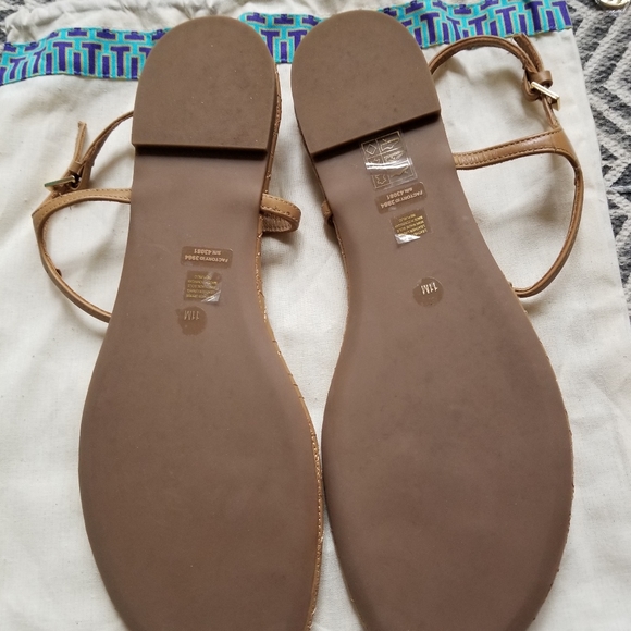 NWOB Tory Burch Marion tan sandal size 11 - Picture 4 of 6